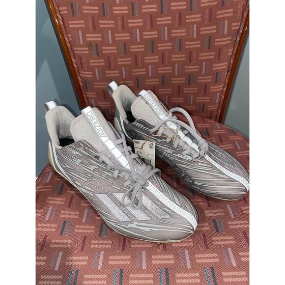 New Adidas Adizero Cleat Low Grey Silver Metallic - GX5414 Size 10